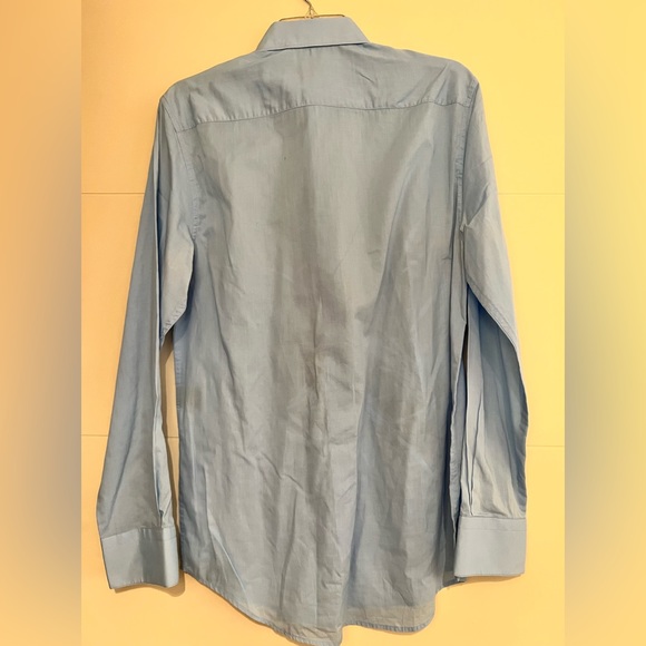 DKNY button down shirt with bird detail; size small. - Picture 3 of 4